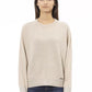 Baldinini Trend Beige Cashmere Women Sweater