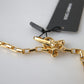 Dolce & Gabbana Chic Gold Charm Chain Necklace