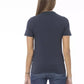 Baldinini Trend Blue Cotton Women T-Shirt