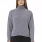 Baldinini Trend Gray Wool Women Sweater