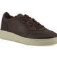 Saxone of Scotland Exclusive Leather Fabric Sneakers in Brown