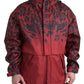 Dolce & Gabbana Radiant Red Leopard Print Hooded Jacket