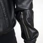 Dolce & Gabbana Elegant Black Leather Bomber Jacket