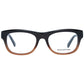 Ermenegildo Zegna Brown Plastic Glasses (Frames)
