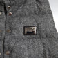 Dolce & Gabbana Elegant Chevron Knit Wool Blend Vest Jacket