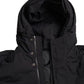 Dolce & Gabbana Elegant Black Hooded Trench Coat