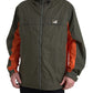 Dolce & Gabbana Elegant Hooded Full Zip Jacket in Green and Orange