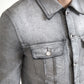 Dolce & Gabbana Elegant Gray Cotton Stretch Denim Jacket