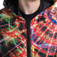 Dolce & Gabbana Multicolor Full Zip Hooded Sweater