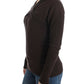 Cavalli Chic Keyhole Virgin Wool Sweater