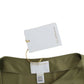 Cavalli Elegant Green Jersey Blouse with Gold Accents