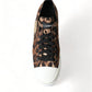 Dolce & Gabbana Elegant Leopard Print Casual Sneakers