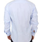 Cavalli Elegant Light Blue Italian Cotton Shirt