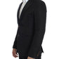 Dolce & Gabbana Elegant Black Silk Blend Two-Button Blazer