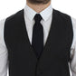 Dolce & Gabbana Elegant Gray Wool Formal Dress Vest