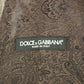 Dolce & Gabbana Elegant Brown Checkered Wool Dress Vest