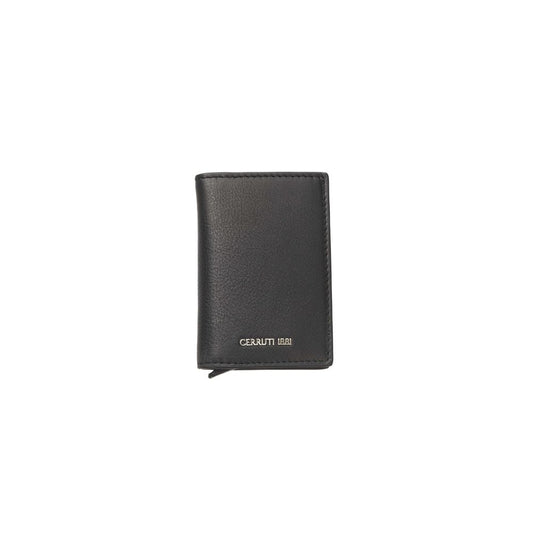 Cerruti 1881 Black Calfskin Wallet Mens Wallet