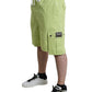 Dolce & Gabbana Chic Light Green Cotton Bermuda Shorts