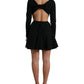 Dolce & Gabbana Elegant Cut Out A-Line Mini Dress