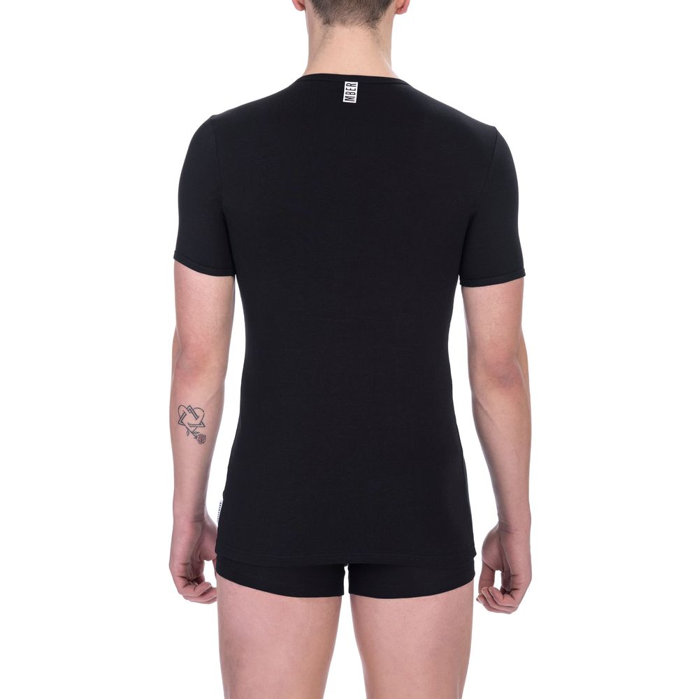 Bikkembergs "Black Cotton Men T-Shirt"