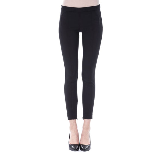 BYBLOS Black Polyester Women Pant