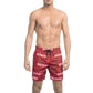 Bikkembergs Red Polyester Men Swim Short