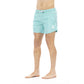 Bikkembergs Light Blue Polyester Men Swim Shorts