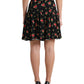 Dolce & Gabbana Floral A-Line Mini Skirt with High Waist