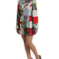 Dolce & Gabbana Floral Jacquard Mini Shift Dress Masterpiece