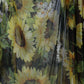 Dolce & Gabbana Elegant Sunflower Silk Maxi Dress