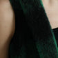 Dolce & Gabbana Black Green Buffalo Check Poncho Coat Jacket