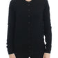 Dolce & Gabbana Elegant Black Wool Cardigan Sweater