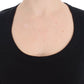 Dolce & Gabbana Elegant Black Deep Crewneck Sweater