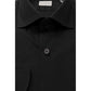 Bagutta Black Cotton Men's Slim Shirt