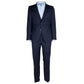 Made in Italy Blue Virgin Wool Men Suit