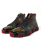 Dolce & Gabbana Chic Multicolor High-Top Sneakers