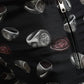Dolce & Gabbana Black Ring Silk Jogging Trousers Pants