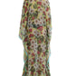 Dolce & Gabbana Elegant Floral Silk Maxi Dress