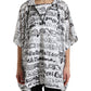 Dolce & Gabbana White Logo Print Hooded Blouson T-shirt Top