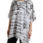 Dolce & Gabbana White Logo Print Hooded Blouson T-shirt Top