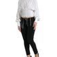 Dolce & Gabbana White Cotton Corset Cropped Long Sleeves Topclothing