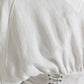 Dolce & Gabbana White Cotton Corset Cropped Long Sleeves Topclothing