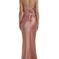 Dolce & Gabbana Elegant Long Silk Gown in Pink