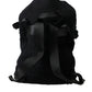 Dolce & Gabbana Elegant Tricot Wool-Blend Backpack in Black