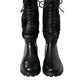 Dolce & Gabbana Sleek Black Shearling Mid Calf Boots