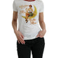 Dolce & Gabbana White Bring Me To The Moon T-shirt Top