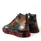 Dolce & Gabbana Multicolor High-Top Sneakers with Luxe Appeal