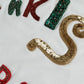 Dolce & Gabbana White Cotton Christmas Sequin Fur T-shirt
