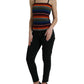 Dolce & Gabbana Multicolor Stripes Spaghetti Strap Tank Top