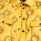 Dolce & Gabbana Elegant Yellow Padded Blouson Jacket